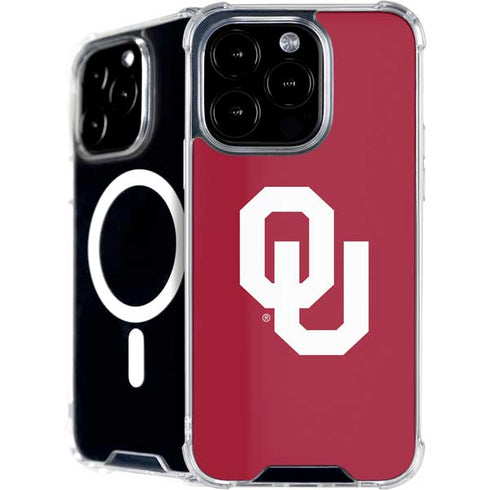 University of Oklahoma Sooners Cracked iPhone 16 Pro MagSafe Case